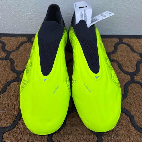 Adidas Copa Pure III Elite Laceless FG Men\'s Soccer Cleats Size 8.5 Lucid Lemon main image 12